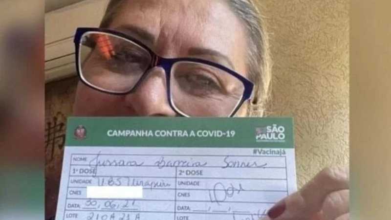 Mulher terá que pagar R$ 50 mil após se vacinar ilegalmente