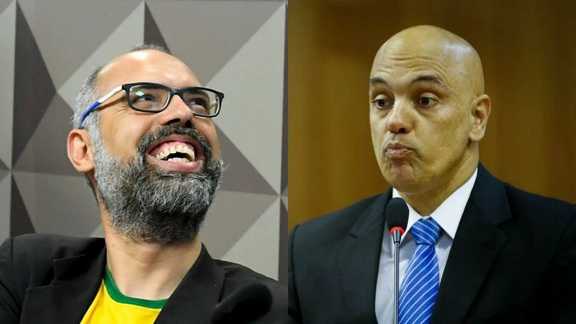 Ministros do STF querem que Alexandre de Moraes desista de tentar prender Allan dos Santos, diz site