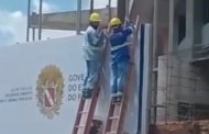 No Pará, logo do governo federal em placa de obra com dinheiro da União é apagado (veja o vídeo)