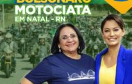 Michele e Damares farão a primeira motociata feminina do Brasil no RN neste sábado