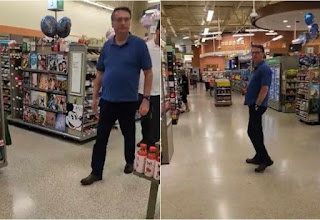 MUNDO: BOLSONARO É ACLAMADO EM SUPERMERCADO NOS EUA; ASSISTA