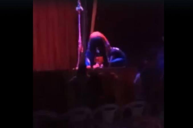 Artista de circo desmaia após se enforcar durante apresentação em Salinas; VEJA VÍDEO