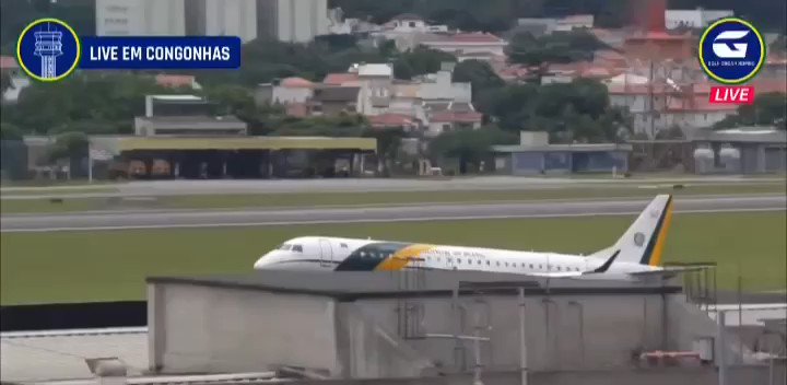 Vídeo com suposta voz de um controlador de voo na descolagem do avião presidencial diz “vai Ladrão” viraliza na Internet, VEJA