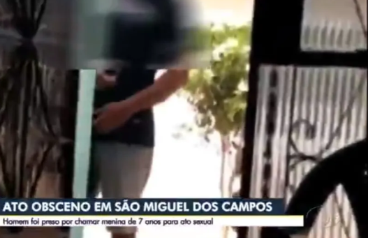 Justiça concede liberdade a homem preso por fazer gestos obscenos para menina de 7 anos em AL