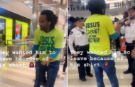 Homem é obrigado a retirar camiseta com “Jesus é o único caminho”