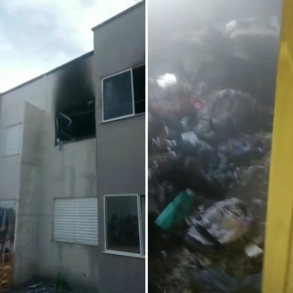 Incêndio atinge apartamento no Benedito Bentes, em Maceió; quartos ficam destruídos