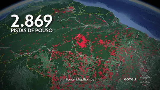 Um terço das pistas de pouso na Amazônia está dentro de áreas protegidas, aponta MapBiomas