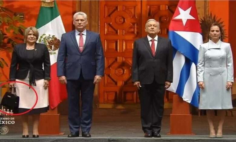 Primeira-dama de Cuba aparece com bolsa de R$ 50 mil