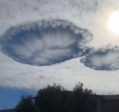 Nuvens com formatos estranhos intrigam internautas e imagens viralizam nas redes; VEJA VÍDEO