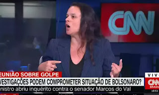 BRASIL: JANAÍNA PASCHOAL DÁ INVERTIDA EM JORNALISTAS DE ESQUERDA DA CNN SOBRE DENÚNCIAS FALSAS ENVOLVENDO ATOS DE 8 DE JANEIRO; ASSISTA