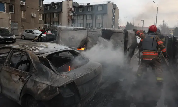 Rússia lança seis mísseis hipersônicos em barragem maciça contra a Ucrânia