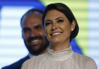 BRASIL: MICHELLE BOLSONARO SE PRONUNCIA SOBRE SUA POSSÍVEL CANDIDATURA E SURPREENDE