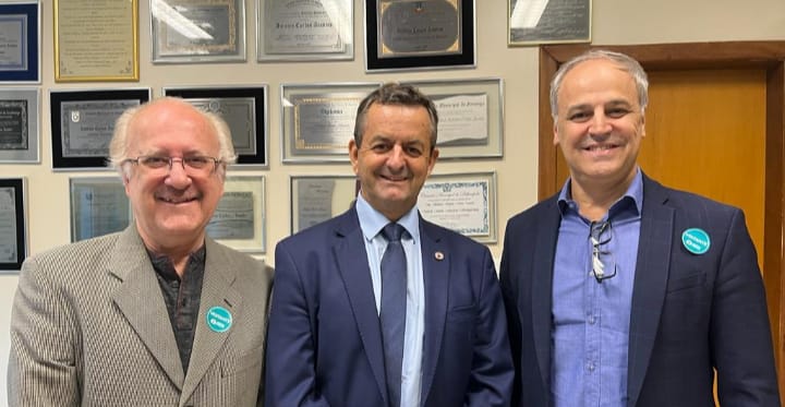 1º SECRETÁRIO DA ASSEMBLEIA LEGISLATIVA DE MG, DEPUTADO ESTADUAL ANTÔNIO CARLOS ARANTES, RECEBE A ABRAJET-MG