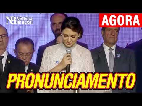 Michelle Bolsonaro se emociona é aclamada ao fazer pronunciamento impactante, toma posse e homenageia o ex-presidente Jair Bolsonaro; ASSISTA