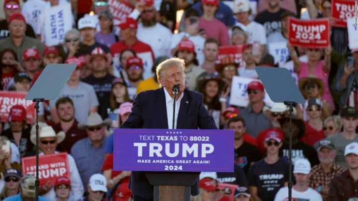 Donald Trump faz seu primeiro comício eleitoral no Texas