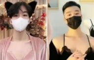 Com censura da China contra mulheres de lingerie, homens substituem modelos