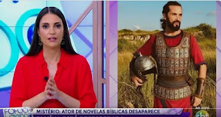 Mãe de ator desaparecido faz apelo emocionado ao vivo no SBT