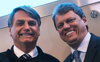 BRASIL: BOLSONARO E TARCÍSIO TERÃO ENCONTRO ATÍPICO EM BREVE