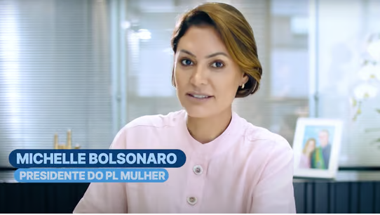 Michelle é a estrela de campanha de filiação ao PL