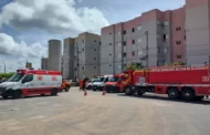 Mulher pula do 3º andar para fugir de incêndio em prédio no Benedito Bentes, em Maceió