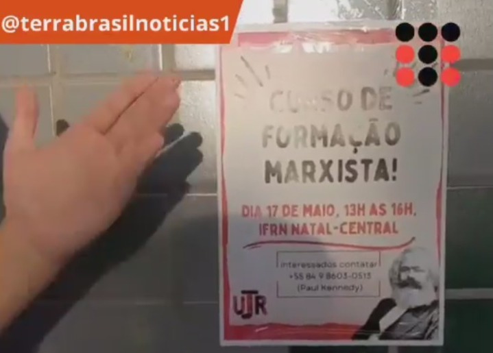 IFRN oferece curso Marxista de esquerda e aluna levanta questionamento: “Será que um curso conservador poderia também ser feito?”; VEJA VÍDEO