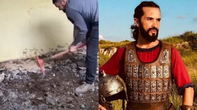 momento em que corpo de ator Jeff Machado foi achado enterrado dentro de baú e concretado; ASSISTA!