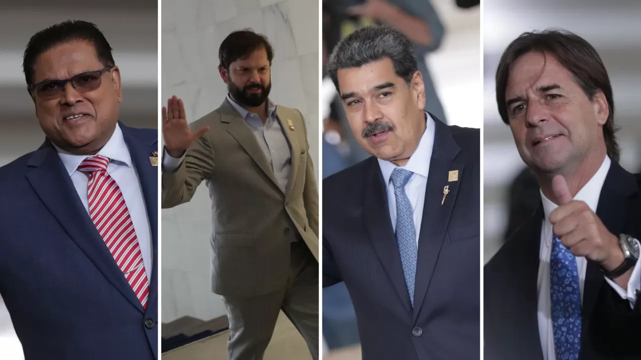 LULA E PRESIDENTES DA AMÉRICA DO SUL REÚNEM-SE NO ITAMARATY