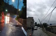 Destruição: Ciclone no Sul do país derruba árvores, provoca inundações e deslizamentos e mata uma pessoa