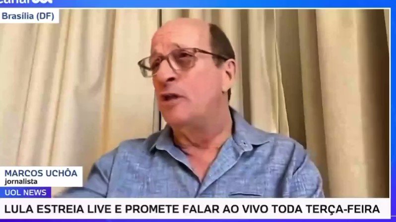 Apresentador da live de Lula mente sobre audiência e é corrigido ao vivo; VEJA VÍDEO