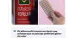 Perfil ”Choquei” publica fake news que Lula irá distribuir medicamentos grátis, mas medicamentos já eram disponibilizados com Bolsonaro;