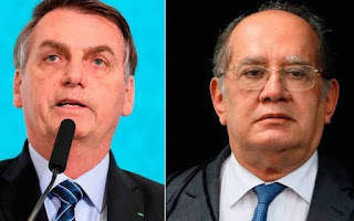 BRASIL: GILMAR MENDES DESARQUIVA AÇÃO CONTRA BOLSONARO NO STF