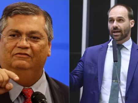 AGORA: Dino determina que PF analise discursos de evento com Eduardo Bolsonaro