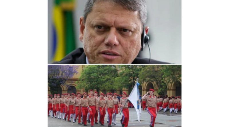 Após Lula acabar com as escolas cívico-militares, Tarcísio diz que vai criar programa próprio e ampliar unidades em SP
