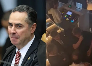 BRASIL: MINISTRO DO STF É VISTO EM FESTA COM EMPRESÁRIO CORRUPTO FORA DO PAÍS
