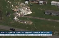 Passagem de tornado nos EUA destrói parte de fábrica da Pfizer