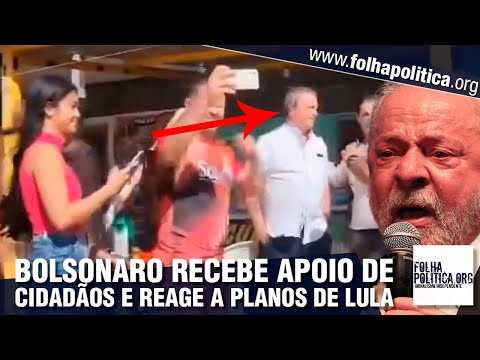 Bolsonaro sai as ruas, come pastel com caldo de cana, recebe apoio da população e critica reforma tributária de Lula: ‘merece um só destino: o arquivo’; ASSISTA VÍDEO!
