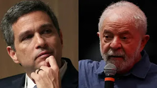 BRASIL: PRESIDENTE DO BANCO CENTRAL FAZ REVELAÇÃO ENVOLVENDO TRATAMENTO DE LULA PARA COM ELE