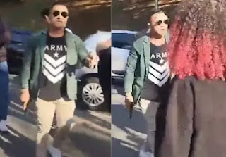 BRASIL: GUARDA SACA ARMA PARA DEFENDER JOVEM DE EXTREMISTAS DE ESQUERDA