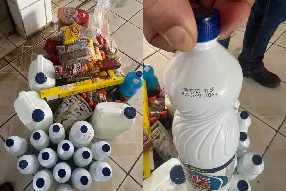 Vigilância flagra 80 kg de alimentos impróprios para consumo à venda no Mercado Público do Jacintinho, em Maceió