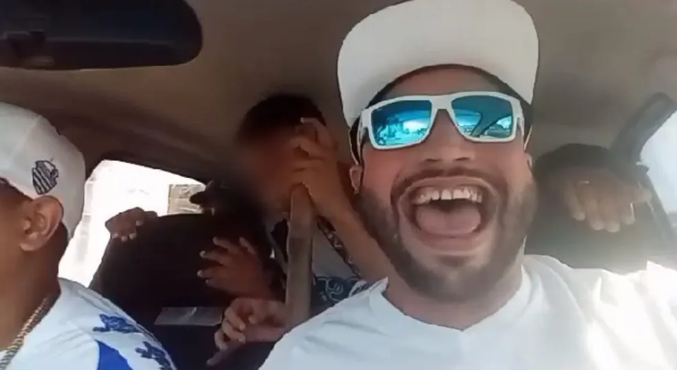 Presidente de organizada preso por agredir torcedor do CRB em Maceió aparece em vídeo com porrete um dia antes do crime