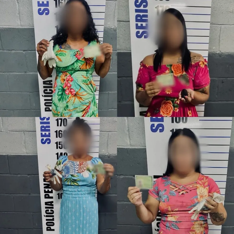 Quatro mulheres são flagradas com drogas durante revista de visitantes em presídio de Maceió