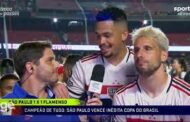 Luciano provoca depois de título do São Paulo: 'Agradecer à diretoria do Flamengo que mandou o Dorival embora'; VEJA VÍDEO