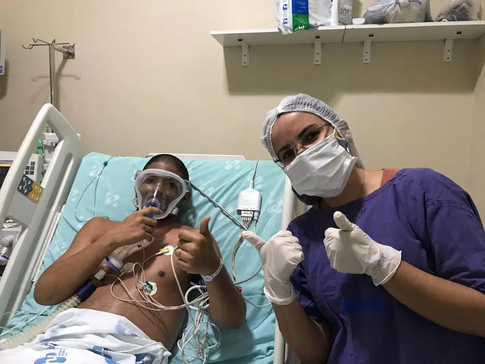 'Sou um milagre': o bombeiro de AL curado da leucemia por doação de médula óssea da irmã