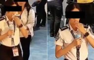 Vídeo mostra oficial de aeroporto engolindo notas de dinheiro furtado de passageiro; ASSISTA