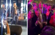 Vídeo: Barroso canta com artistas depois da posse