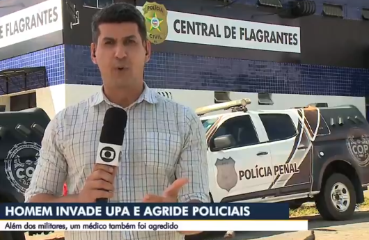 Homem invade UPA do Tabuleiro, em Maceió, agride médico e três policiais militares