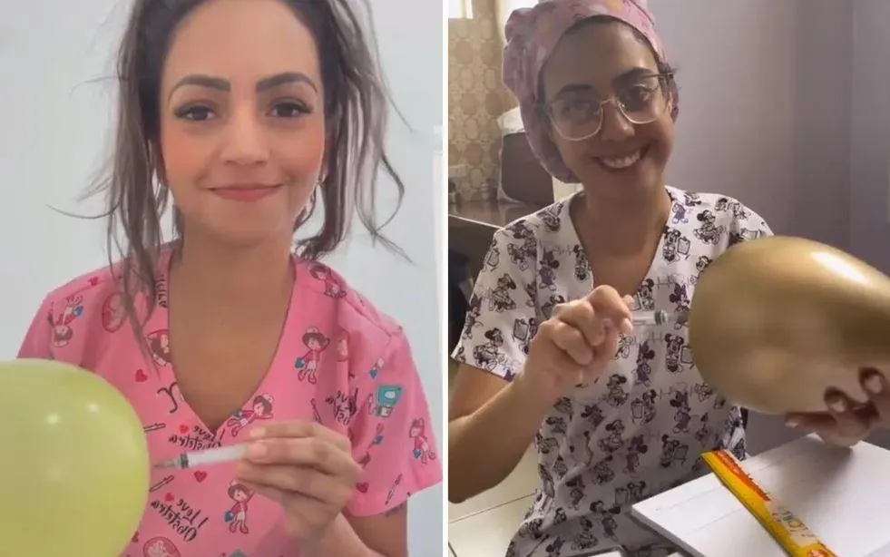 Vídeo: Enfermeiras e técnicas viralizam com desafio para saber quem tem a mão mais ‘leve’