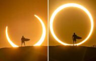 Fotógrafo explica como produziu icônica foto de eclipse solar