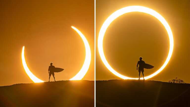Fotógrafo explica como produziu icônica foto de eclipse solar