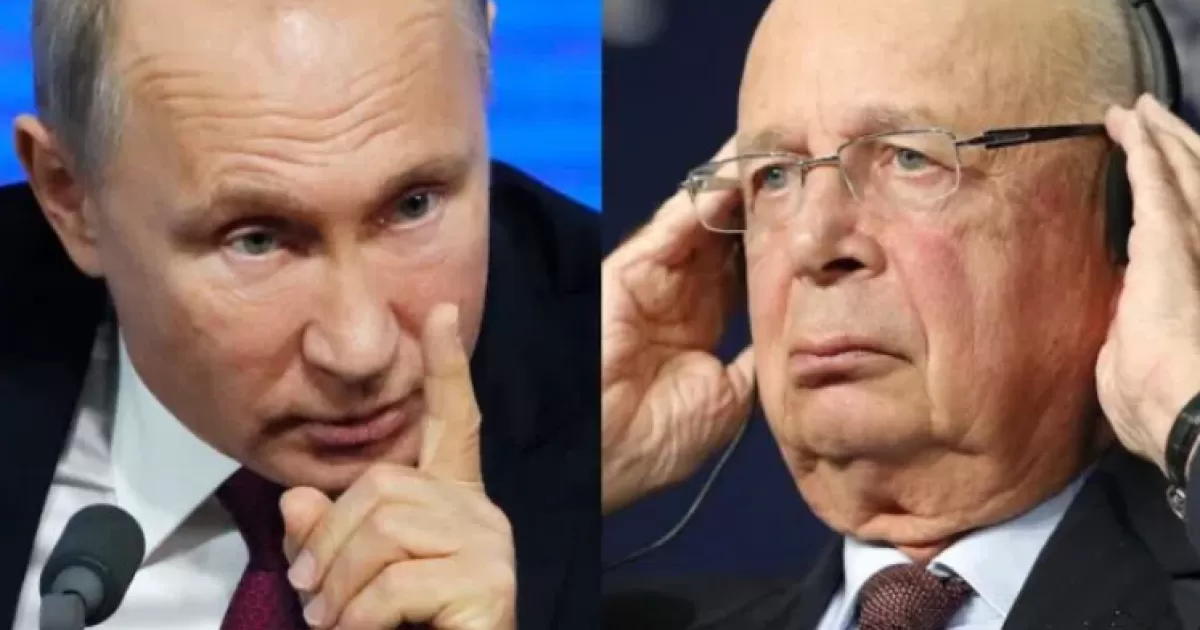 Putin adverte 'Terrorista Globalista' Klaus Schwab que seus 'dias estão contados'